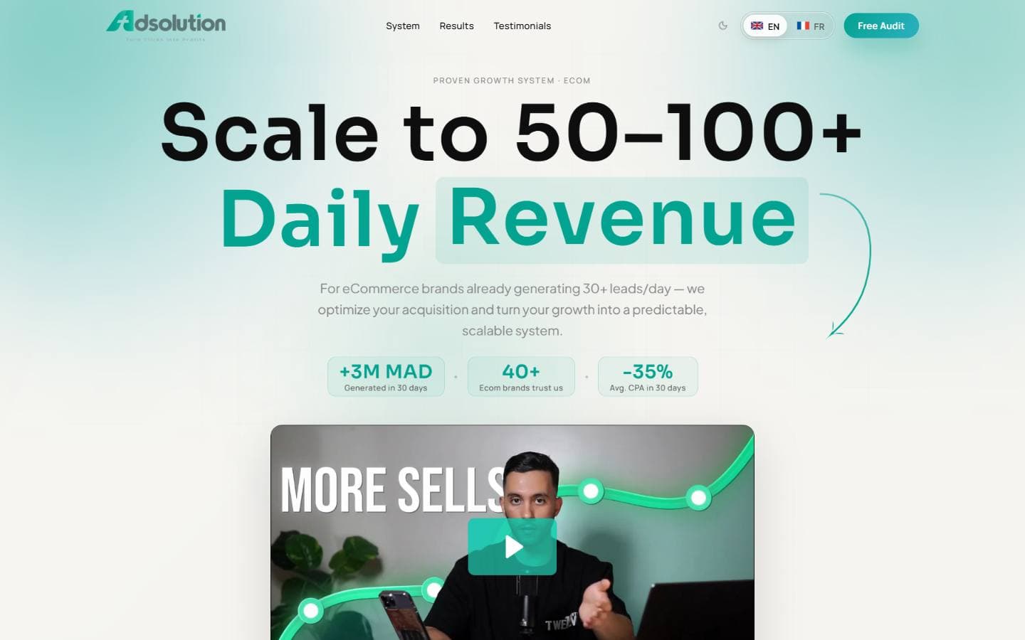 Adsolution — homepage