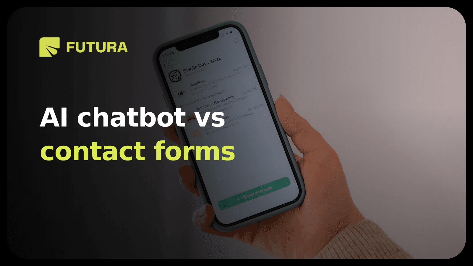 FUTURA — AI chatbot vs contact forms
